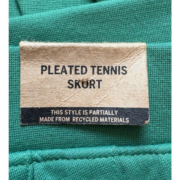 New VS Pink Green Forest Pine Pleated Tennis Skort Small - Picture 4 of 5